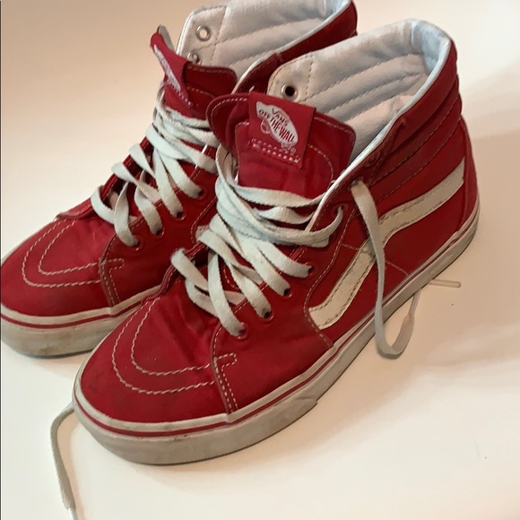 Red Vans - Picture 2 of 6